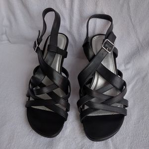 Sears Covington wedge strap shoes